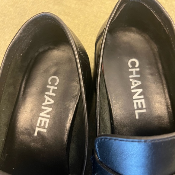 Chanel so black chunky loafers - size 40 - Picture 10 of 11